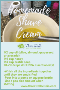 Homemade Shave Cream