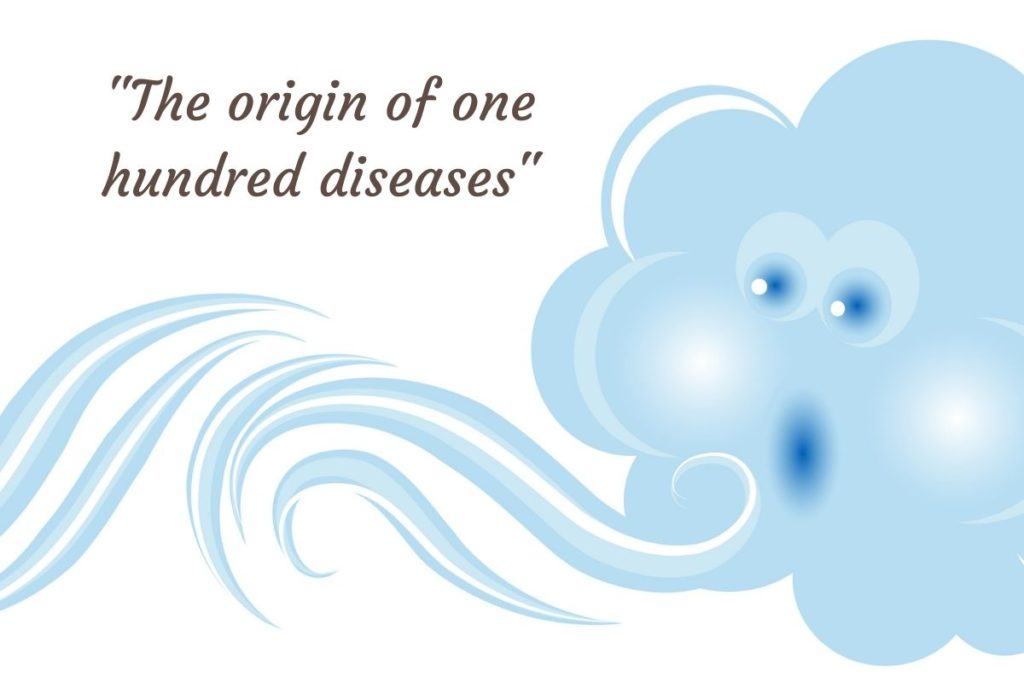 The origin of one hundred diseases